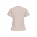 KETTY CN SS T-SHIRT WOODEN FLOWER