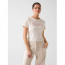 GIUDITTA CN SS T-SHI CREAM WHITE