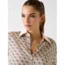 Ls Alexandra Shirt 4G All Over Logo Lov  GUESS