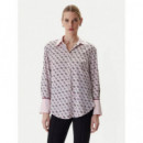 Ls Alexandra Shirt 4G All Over Logo Bar  GUESS