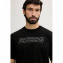 GUSTAVE CN SS T-SHIRT JET BLACK A996