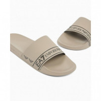 Slides Roasted Cashew+black AF15128  EA7 EMPORIO ARMANI 7