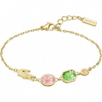 Pulsera Dorada con Charms  LACOSTE