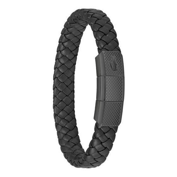 Pulsera Trenzada Piel  LACOSTE