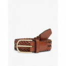 Th Archive Woven Leather Winter Cognac  TOMMY HILFIGER