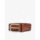 Th Archive Woven Leather Winter Cognac  TOMMY HILFIGER