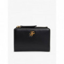 Th Script Leather Bifold Black  TOMMY HILFIGER