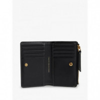 Th Script Leather Bifold Black  TOMMY HILFIGER