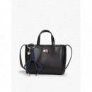 Tjw City Charm Mini Tote Black  TOMMY HILFIGER