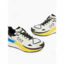 Sneaker AF10181 Off Wht+blk+blue  EA7 EMPORIO ARMANI 7