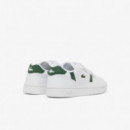 T-clip Set 1267 Wht/dk Grn  LACOSTE