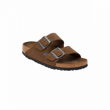 Calzado Sandalias BIRKENSTOCK Arizona Plantilla Blanda Dark Tea Tonal