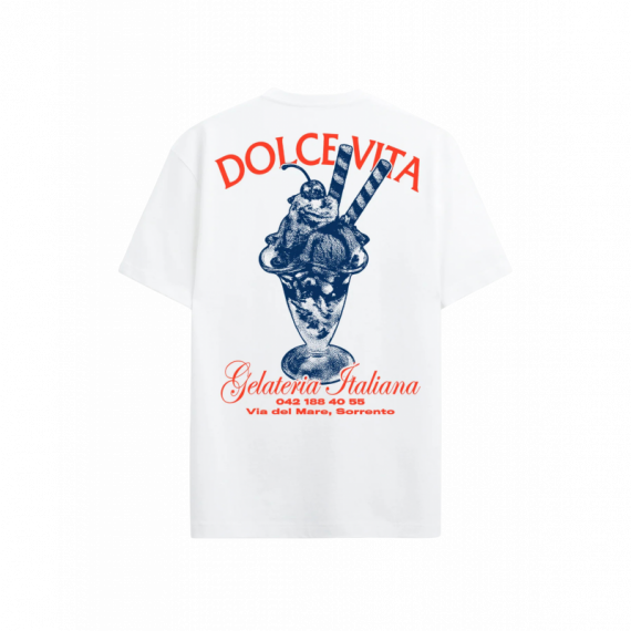 Camiseta ON VACATION Unisex Gelateria Blanca