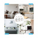 EXTRASTAR Enchufe 3xSchuko Con Interruptor Individual Max.3680W SQ-GZB3K-01/03