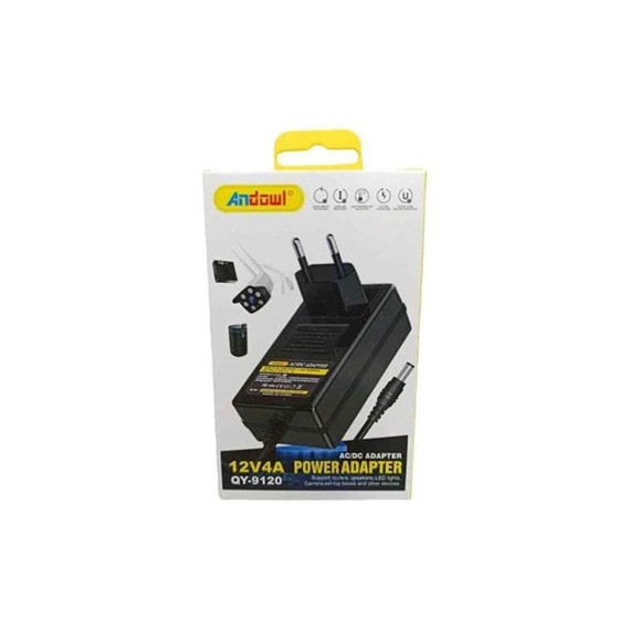 ANDOWL Alimentador Corriente 12V 4A Q-DC9120