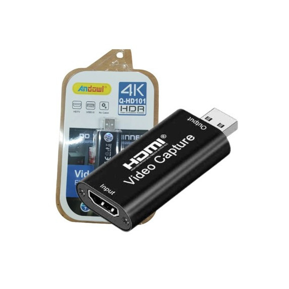 ANDOWL Capturadora De Video 4K Q-HD101 HDMI Usb Windows/Mac