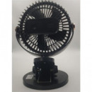 ANDOWL Ventilador Sobremesa Portatil con Clip  Q-F600 5W Recargable