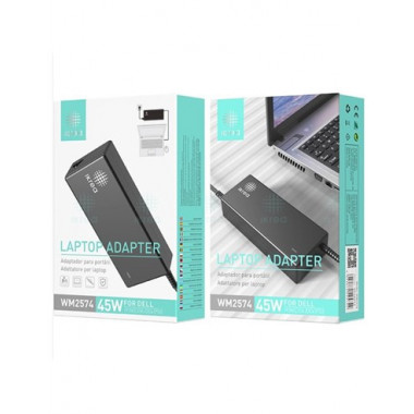 WOOX Cargador Portatil 45W Para Dell 19V 2.31A 4.5*3.0 WM2574