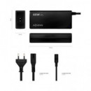 AiSENS Cargador Para Portatil 65W  QC3.0 Con 9 Clavijas Usb-A ASCL-65WAUTO-BK