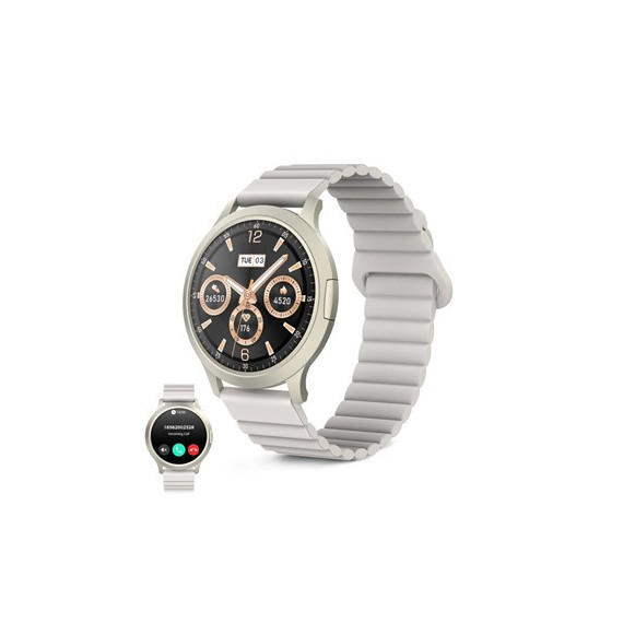 KSIX Reloj Smartwatch Core 3 Beige