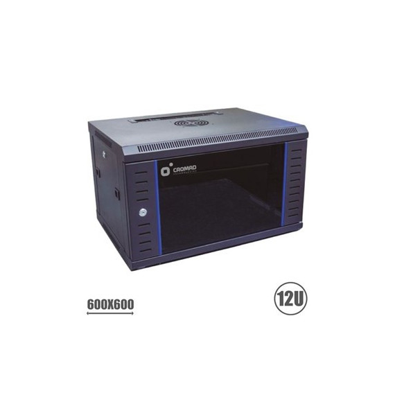 CROMAD CR1005 Rack 19' 12U 600X600 Serie Blue Mural/suelo