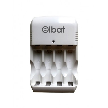 ELBAT Cargador Pilas AA/AAA EB0404 Blanco