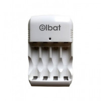 ELBAT Cargador Pilas Aa/aaa EB0404 Blanco