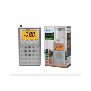 SANYO Radio Portatil Digital Fm/am KS134 Funcion Sleep Plata