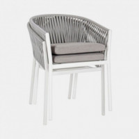 Silla de Jardín para Exterior Lunara Color Blanco Terrazza Collection®  TERRAZZA COLLECTION