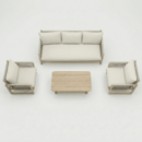 Set de Jardín Birmania de Madera de Acacia y Cuerda Color Natural Essentials®  ESSENTIALS