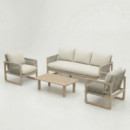 Set de Jardín Birmania de Madera de Acacia y Cuerda Color Natural Essentials®  ESSENTIALS