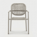 Silla de Jardín Aureo de Exterior en Wicker Sintético Color Taupé Essentials®  ESSENTIALS