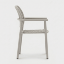 Silla de Jardín Aureo de Exterior en Wicker Sintético Color Taupé Essentials®  ESSENTIALS