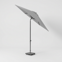 Sombrilla de Jardín Lisboa Ø250 Cm Light Grey/antracita PLATINUM®