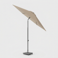 Sombrilla de Jardín Lisboa Ø250 Cm Taupe/antracita PLATINUM®