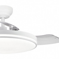 Ventilador de Techo con Luz Led-aspas Retractiles 42" LARRYHOUSE 30W