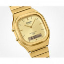 Reloj Casio AQ-240EG-9A Analógico-Digital Unisex Dorado Retro, Cronómetro, Alarma