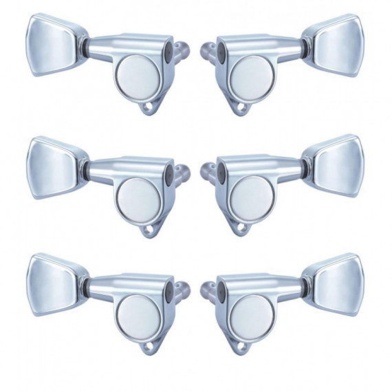 CLAVIJERO ACUSTICA ELECTRICA LUTHIER CROMADO 3+3