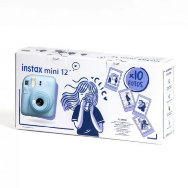 FUJIFILM INSTAX MINI 12 KIT AZUL