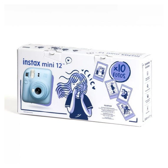 FUJIFILM INSTAX MINI 12 KIT AZUL