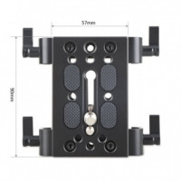 SMALLRIG 1798 Tripod Mounting Kit W/15MM Rail Block