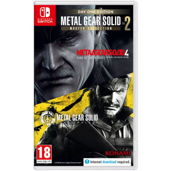 Metal Gear Solid:Master Collection Vol.2-DAy 1 Ed. Nintendo Switch