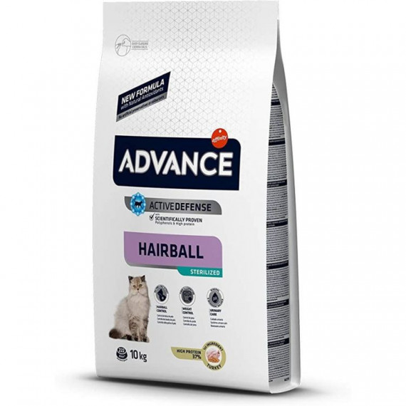 ADVANCE Gato Adulto Esterilizado Hairball 10 Kg