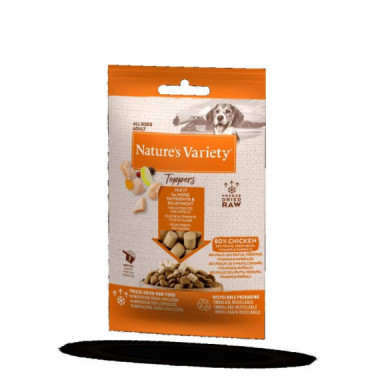 Natures Variety Perro Snack Toppers Pollo 15 Gr  NATURE'S VARIETY