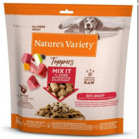 Natures Variety Perro Snack Toppers Ternera 120 Gr  NATURE'S VARIETY