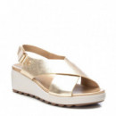 XTI Sandalias de Mujer Oro 142700-ORO