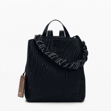 Desigual Mochila peque&ntilde;a en tejido con textura 26SAKP42-2000