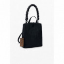 Desigual Mochila pequeña en tejido con textura 26SAKP42-2000