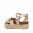 Xti Sandalias de mujer oro 145069-ORO