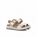 Fluchos Sandalias Street Oro F2166-TIBET ALUMINIO RAW P